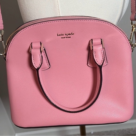kate spade Handbags - kate spade Pink Pebbled Leather Dome Crossbody